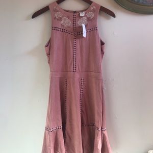 Clover + Scout pink dress